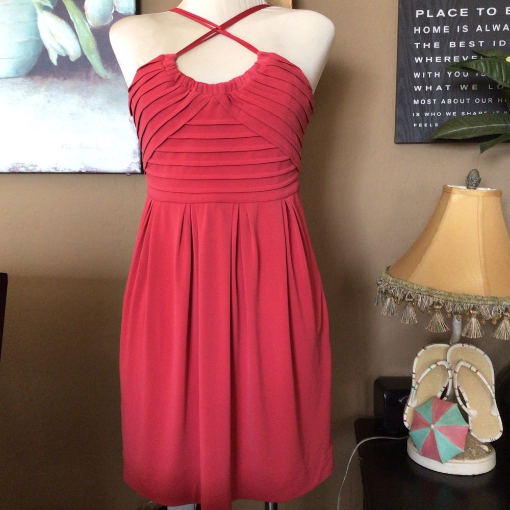 BCBGMAXAZRIA Cocktail Dress🎀 SUGAR CORAL